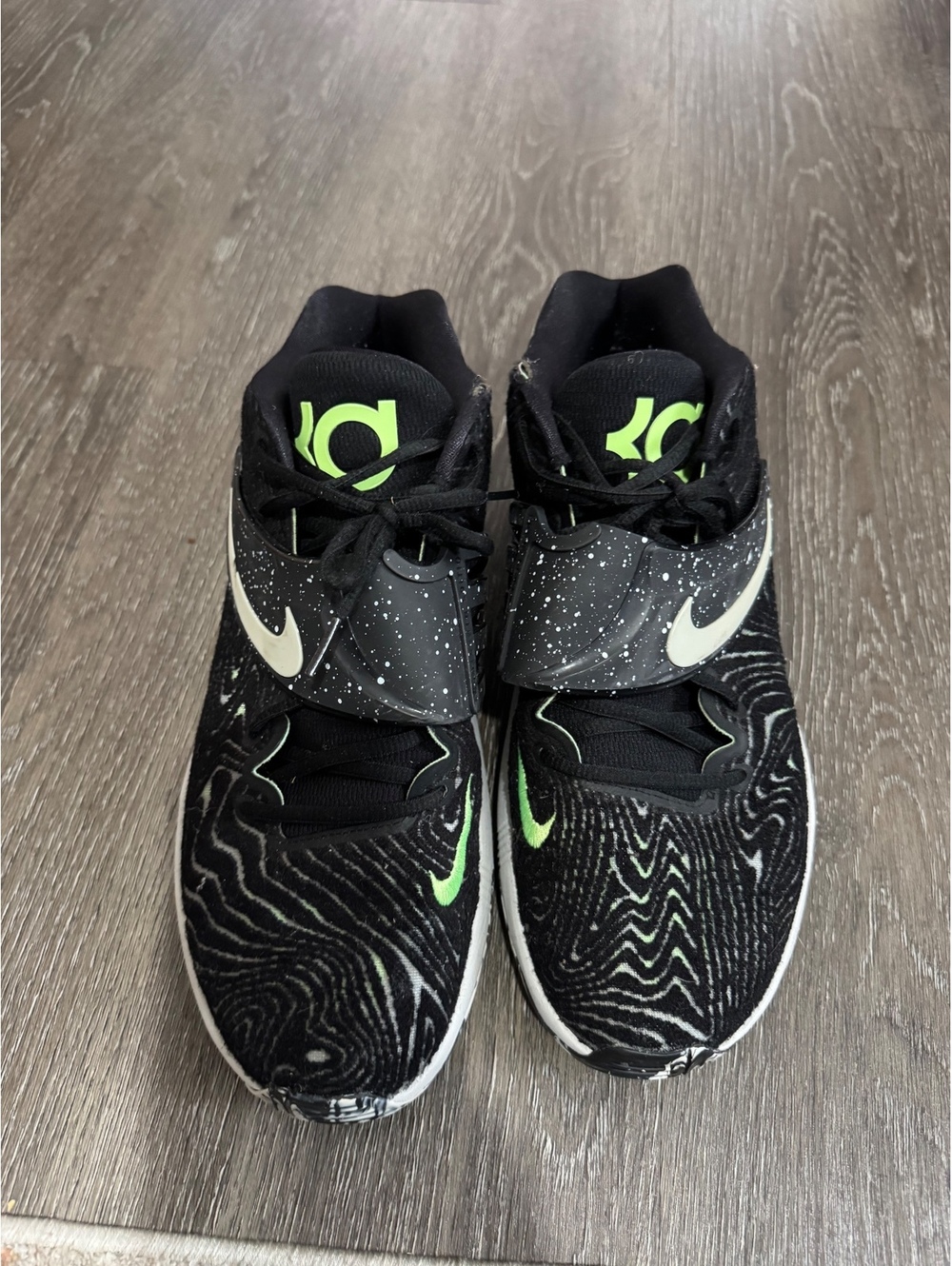 Nike KD 14 Black Lime Green Basketball Shoes Men’s 11.5